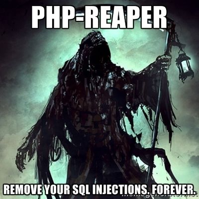 Remove SQL injections from PHP. Forever.